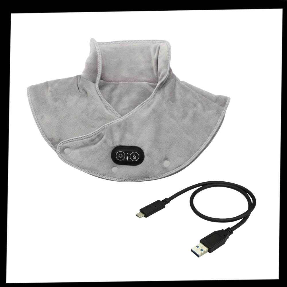 Varme- og Massasjeapparat I Minkfløyel - Ozerty