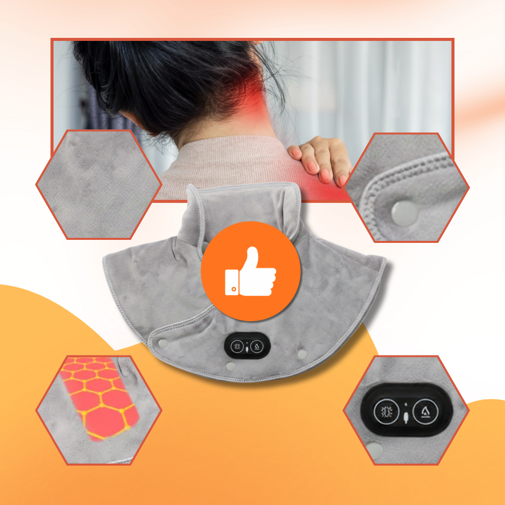 Varme- og Massasjeapparat I Minkfløyel - Ozerty