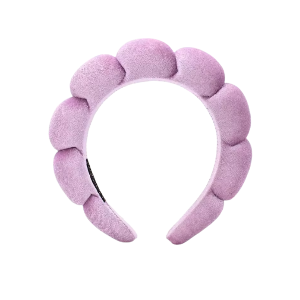 Fløyelshårbånd For Hudpleie -Lavendel - Ozerty