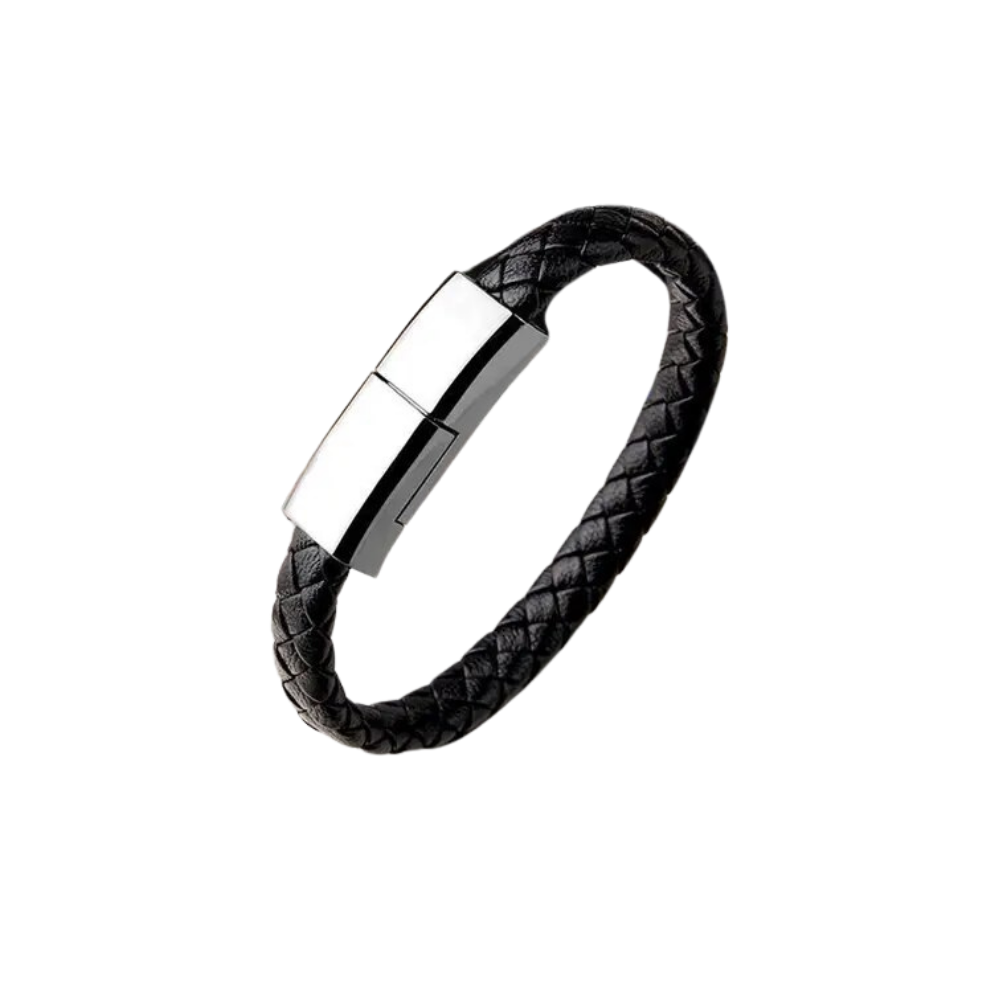 Allsidig armbånd USB ladekabel  -Svart - Ozerty