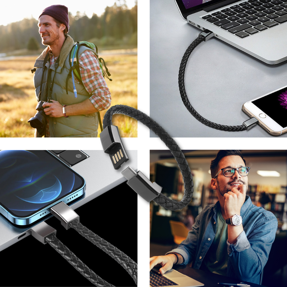Allsidig armbånd USB ladekabel  - Ozerty