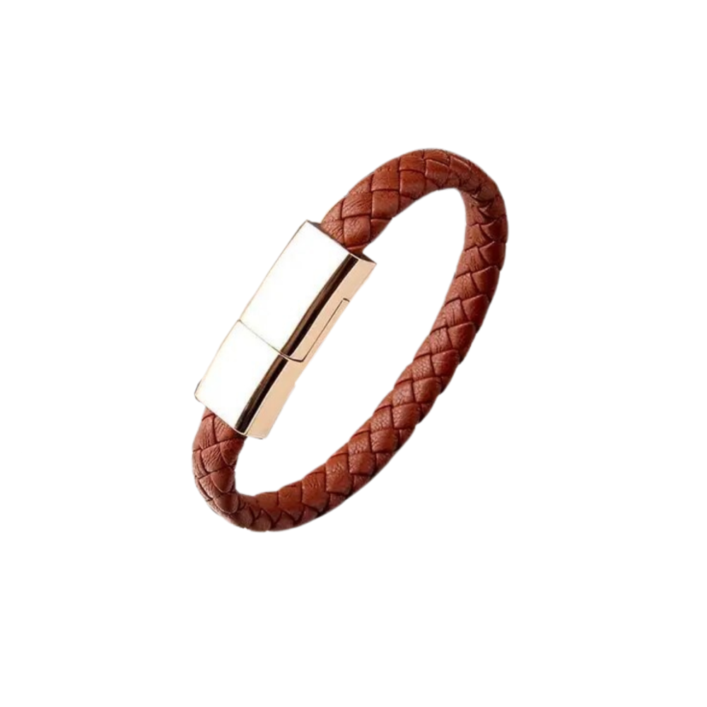 Allsidig armbånd USB ladekabel  -Brun - Ozerty