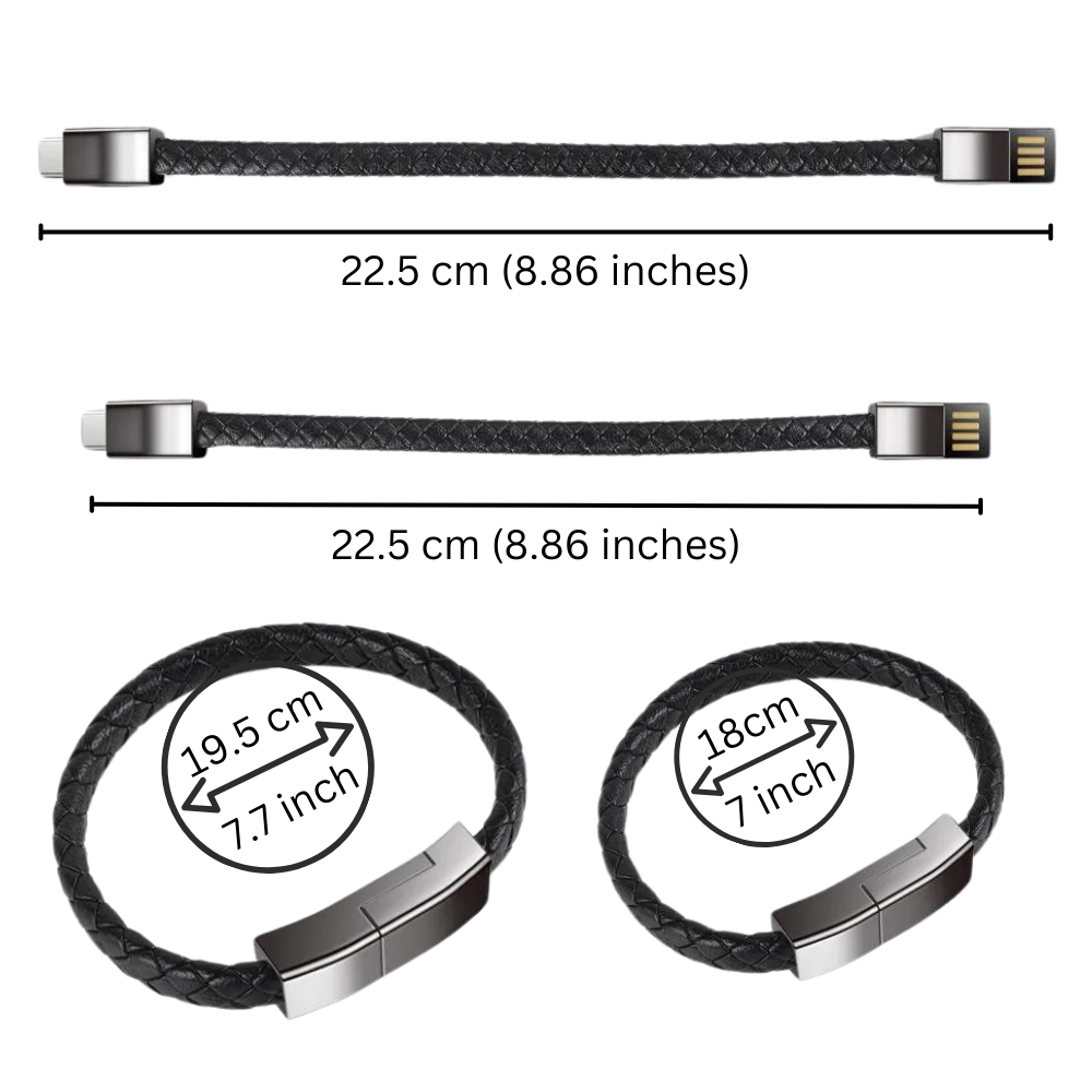 Allsidig armbånd USB ladekabel  - Ozerty