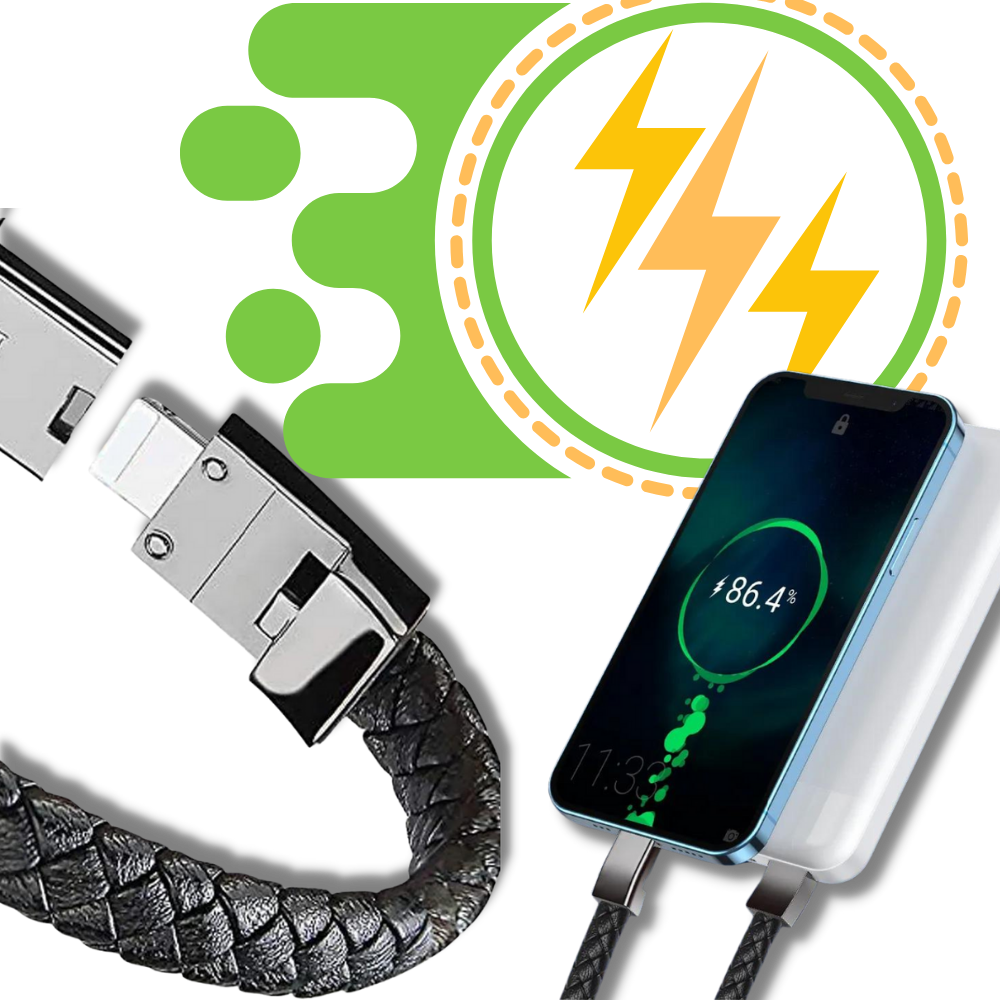 Allsidig armbånd USB ladekabel  - Ozerty