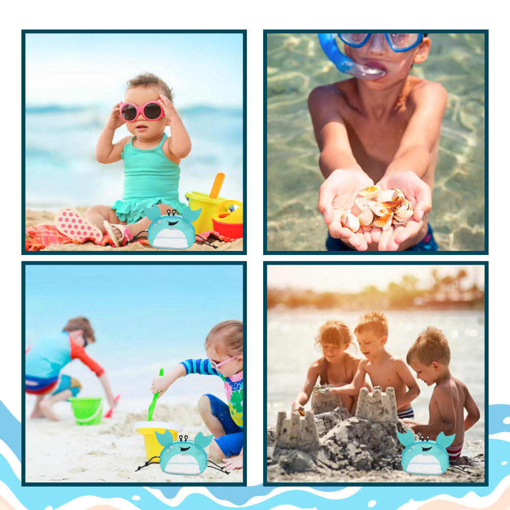 Vanntett krabbe strandveske for barn
- Ozerty