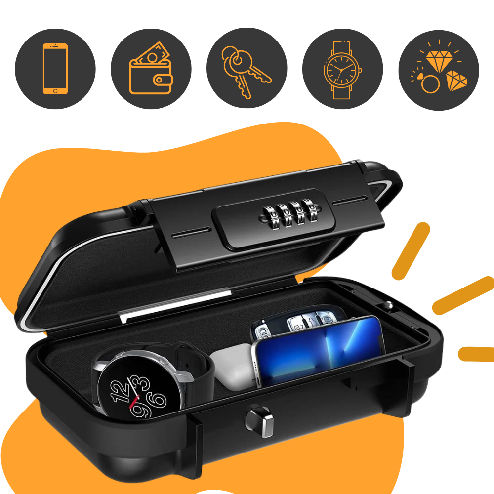 Vanntett, liten, låsbar oppbevaringsboks - Ozerty