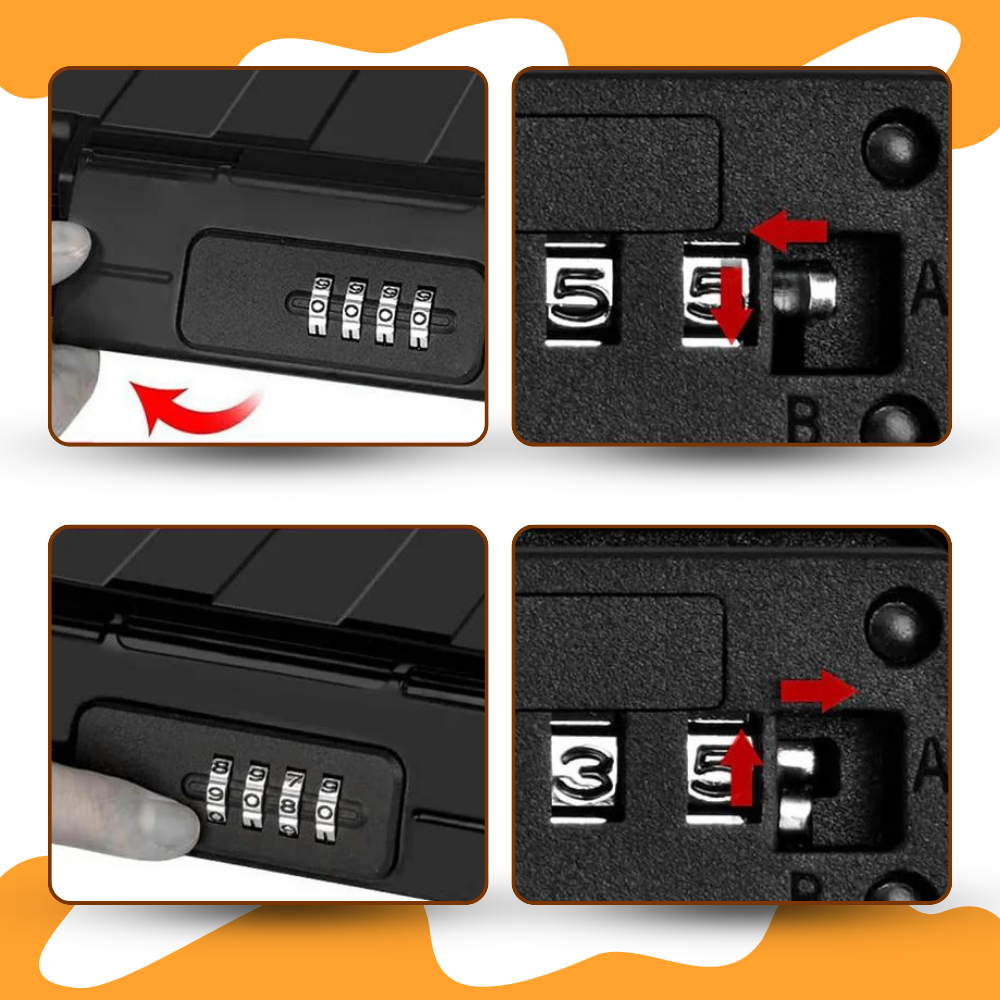 Vanntett, liten, låsbar oppbevaringsboks - Ozerty