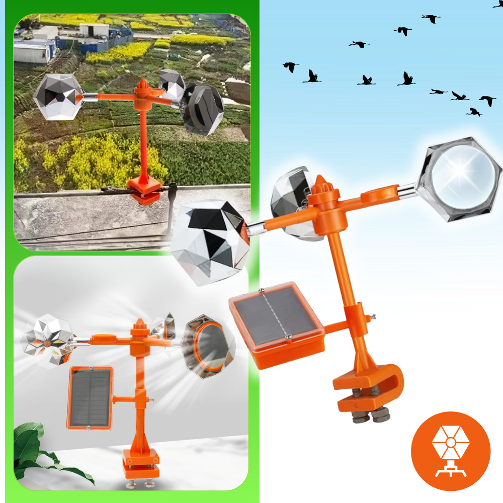 Fugleavskrekker med Vindreflektor - Ozerty