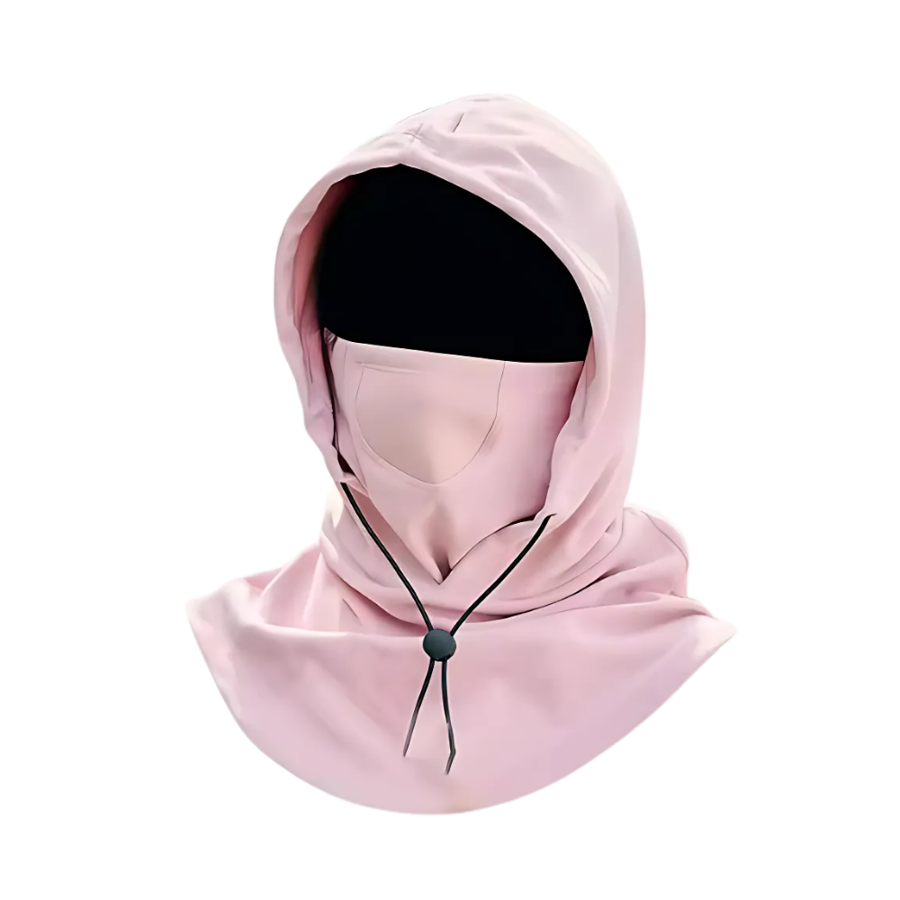 Vindtett, Pustende Sykkelmaske -Rosa - Ozerty