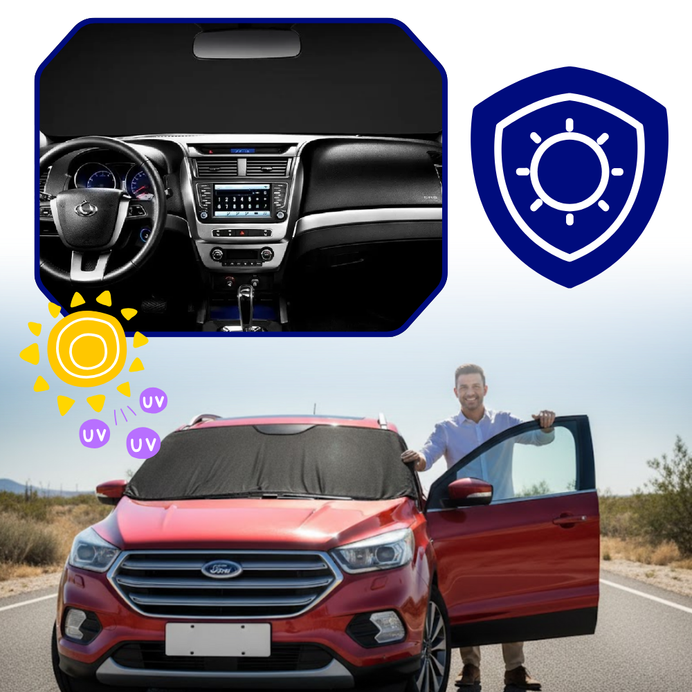 Magnetisk Snødeksel til Frontrute - Ozerty