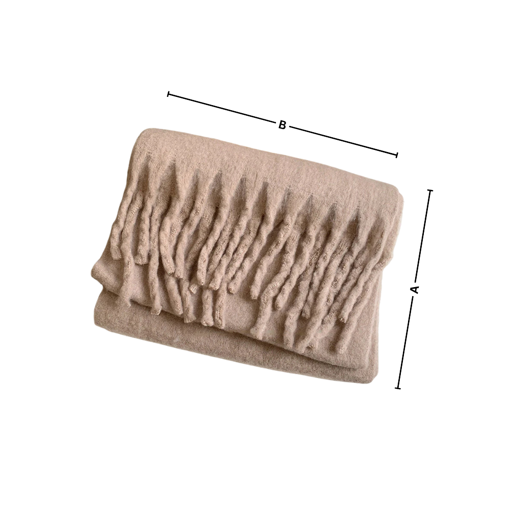 Koselig Eleganse-Skjerf til Dame - Ozerty