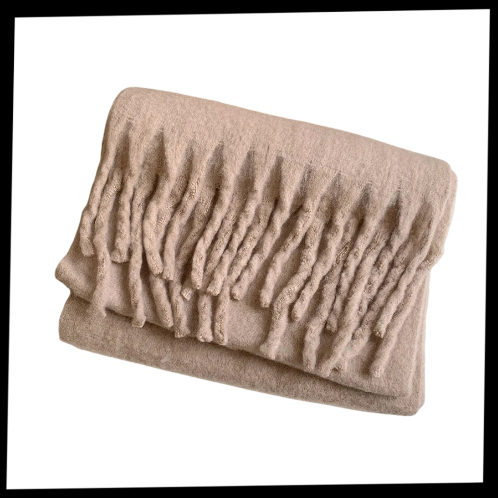 Koselig Eleganse-Skjerf til Dame - Ozerty