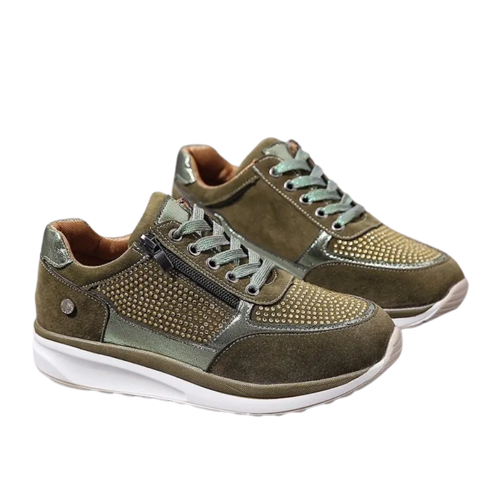 Sneakers med kiledesign og strass
-Grønn/EU35/US4/UK2Grønn/EU36/US5/UK3Grønn/EU37/US6/UK4Grønn/EU38/US7/UK5Grønn/EU39/US8/UK6Grønn/EU40/US9/UK7Grønn/EU41/US10/UK8Grønn/EU42/US11/UK9Grønn/EU43/US12/UK10 - Ozerty