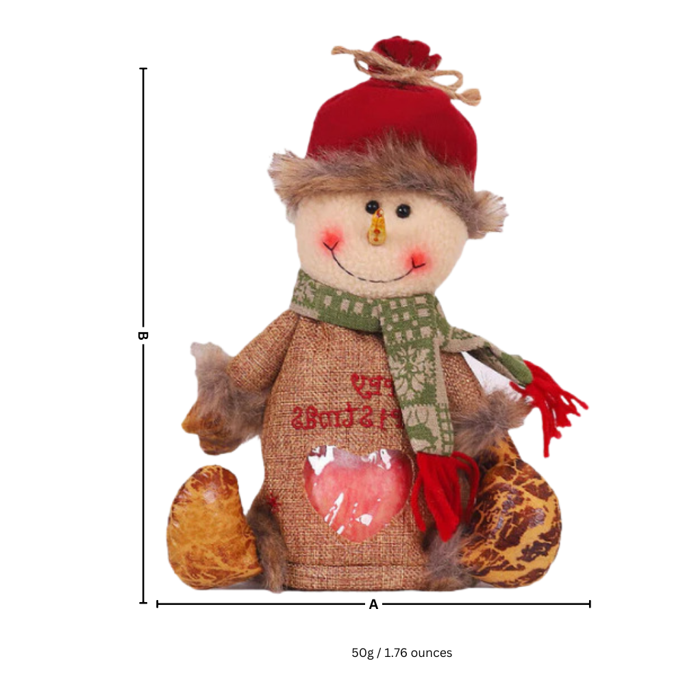 Gjenbrukbar Julegavepose med Glidelås - Ozerty