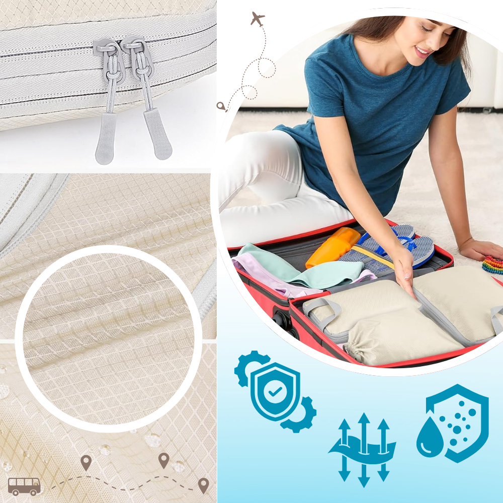 Zip Compress Bagasjeorganiserer - Ozerty
