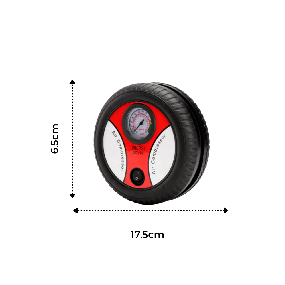 Bærbar luftkompressor for bildekk - Ozerty