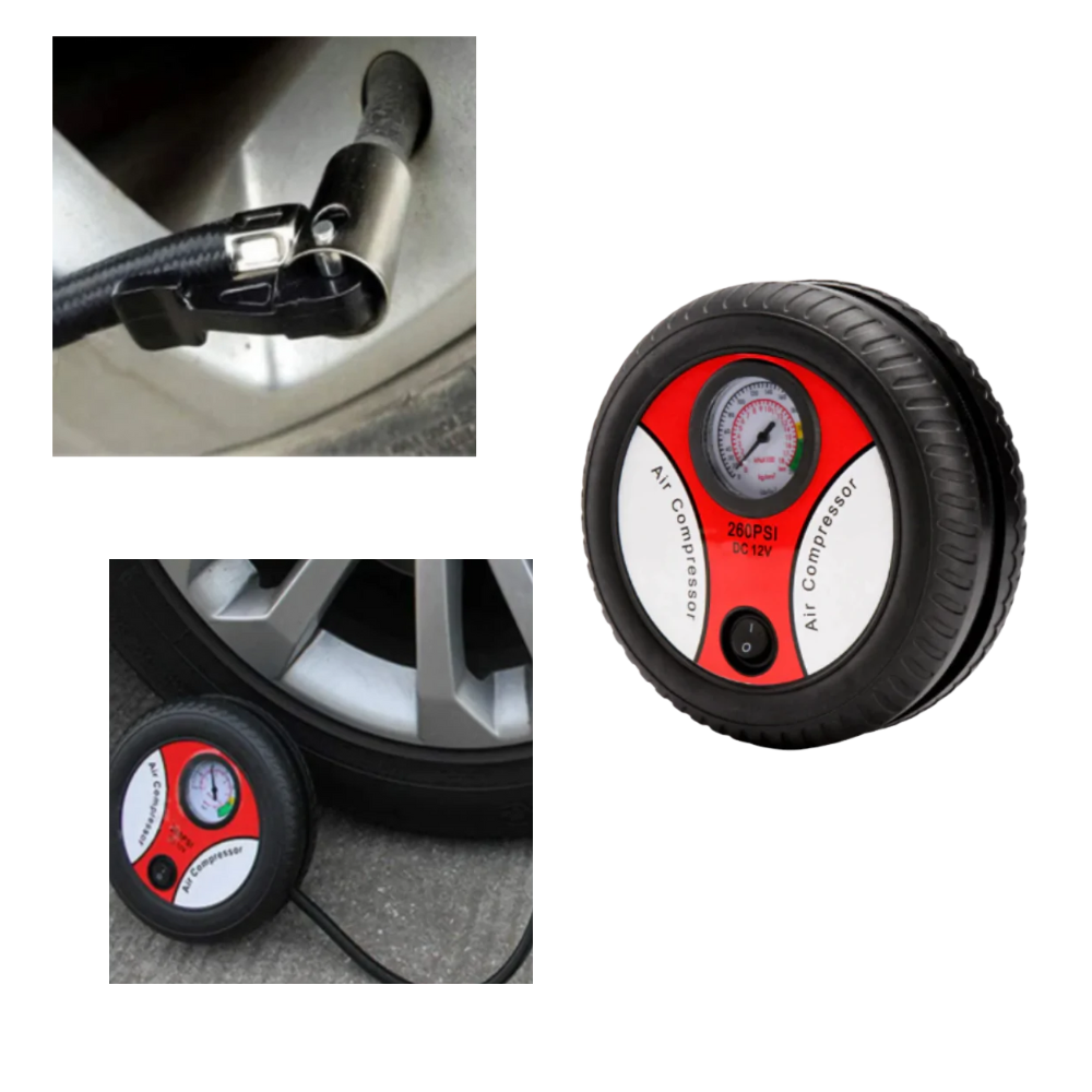 Bærbar luftkompressor for bildekk - Ozerty