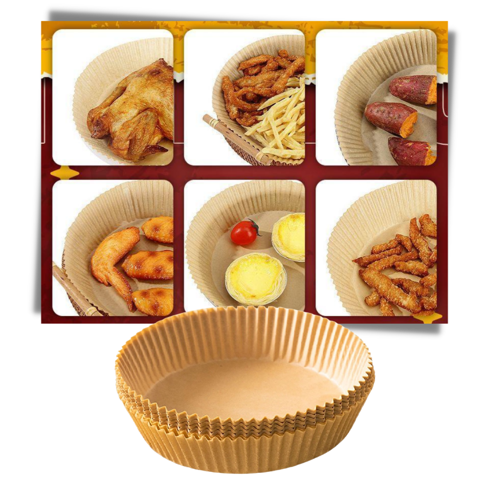 Pakke med Air Fryer engangspapir - Ozerty