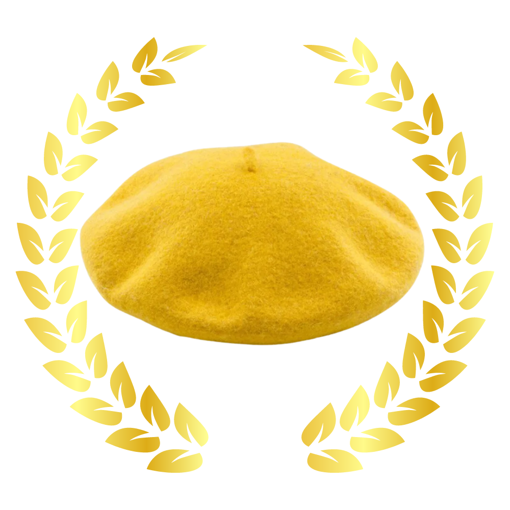 Klassisk beret i ull for kvinner - Ozerty