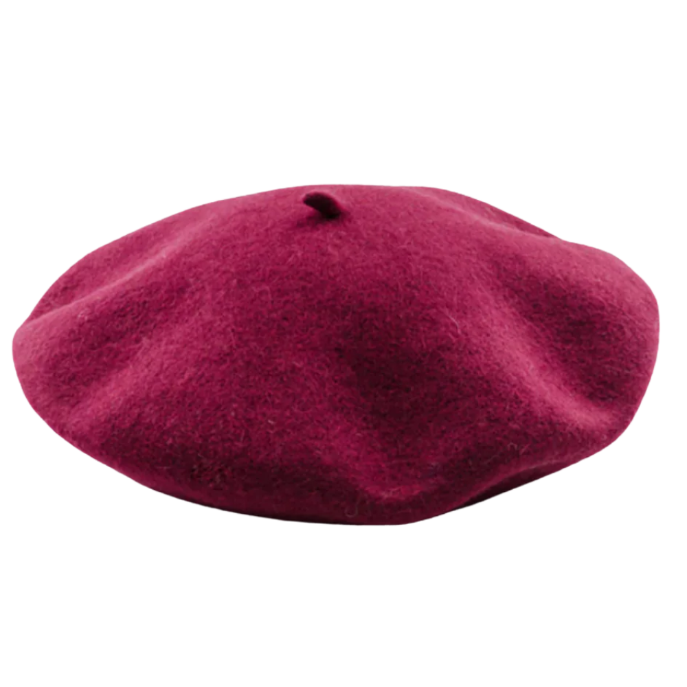Classic beret in wool for women