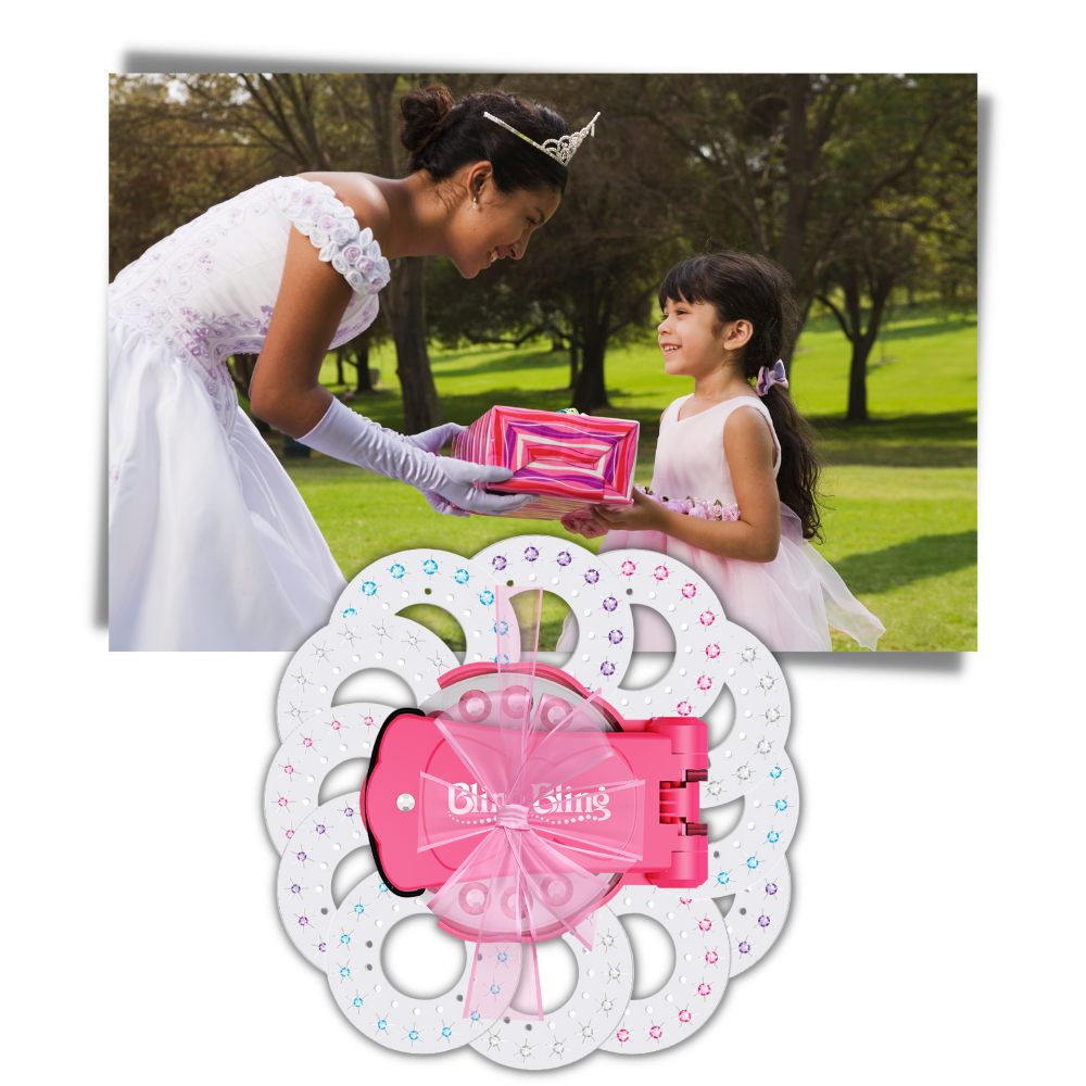 Diamant stiftesett for hår og klær - Ozerty