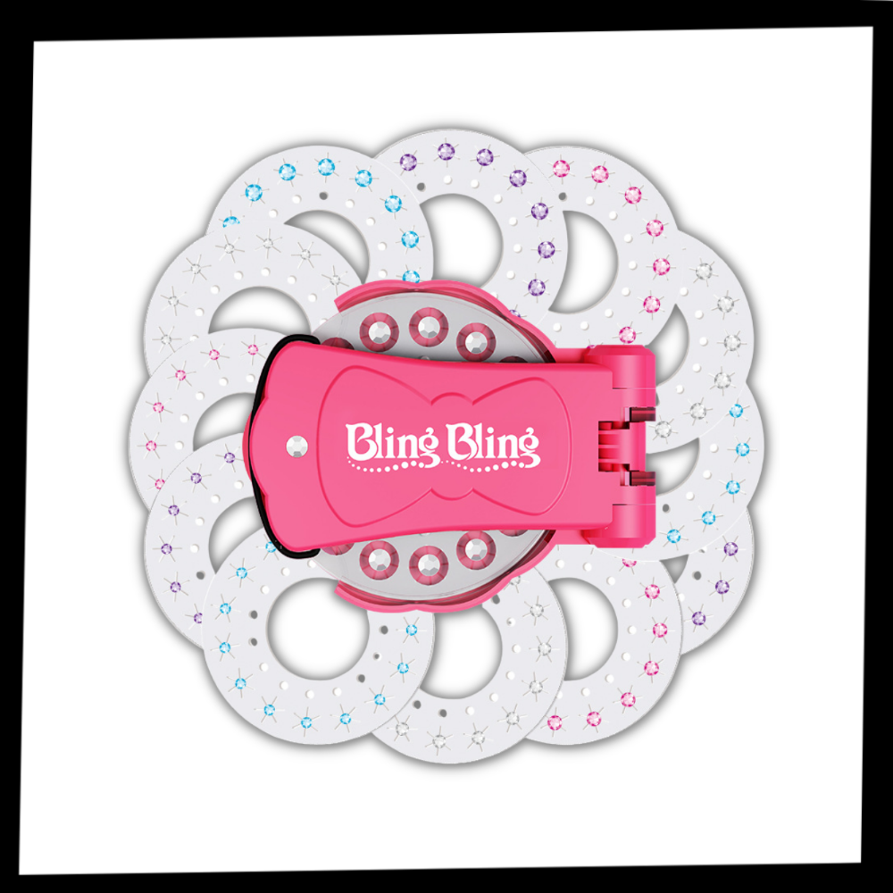 Diamant stiftesett for hår og klær - Ozerty