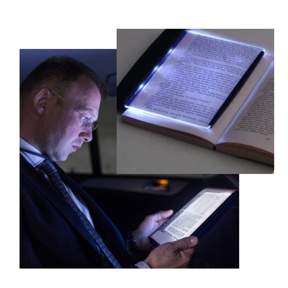Bærbar LED-leselampe - Ozerty