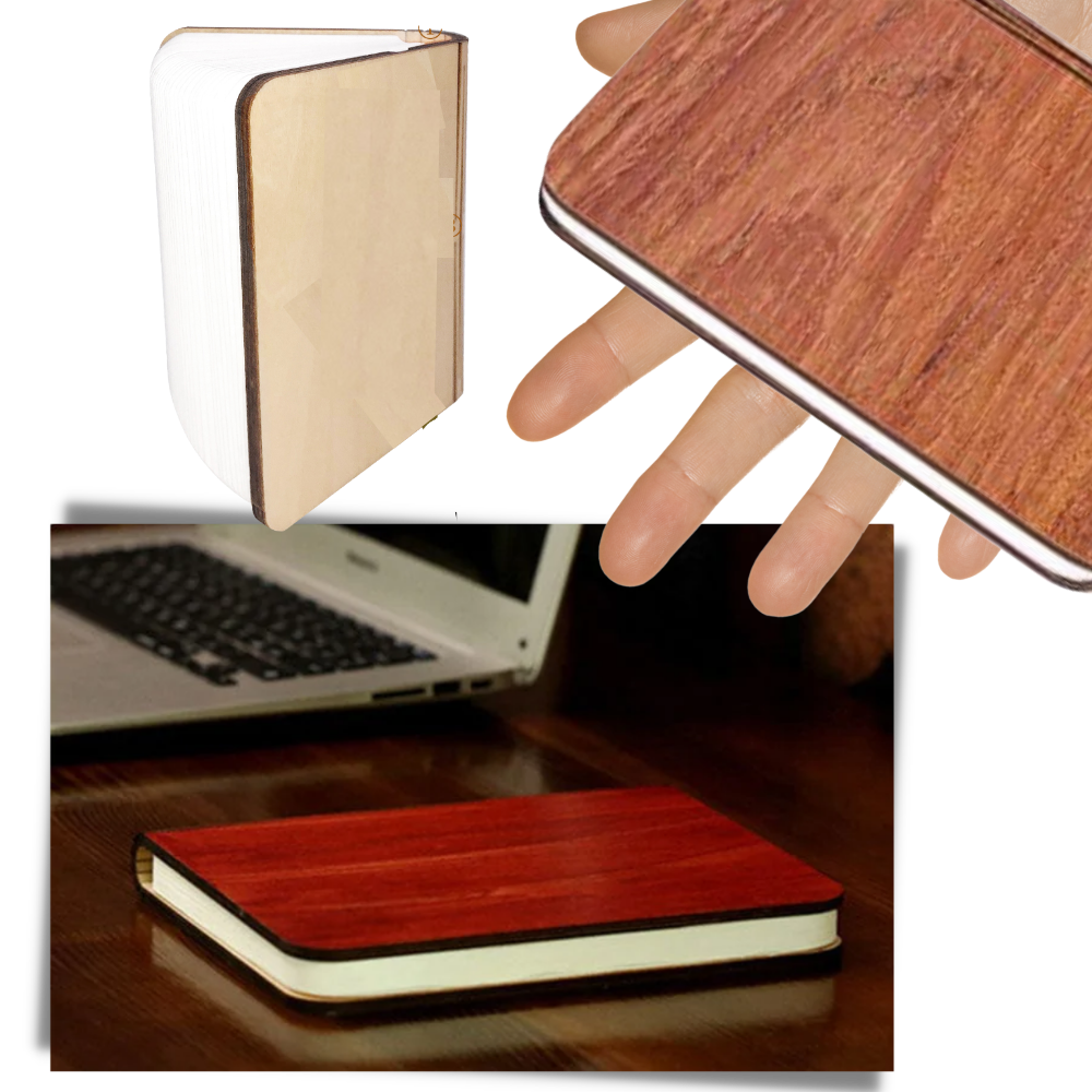 Oppladbar leselampe i tre - Ozerty