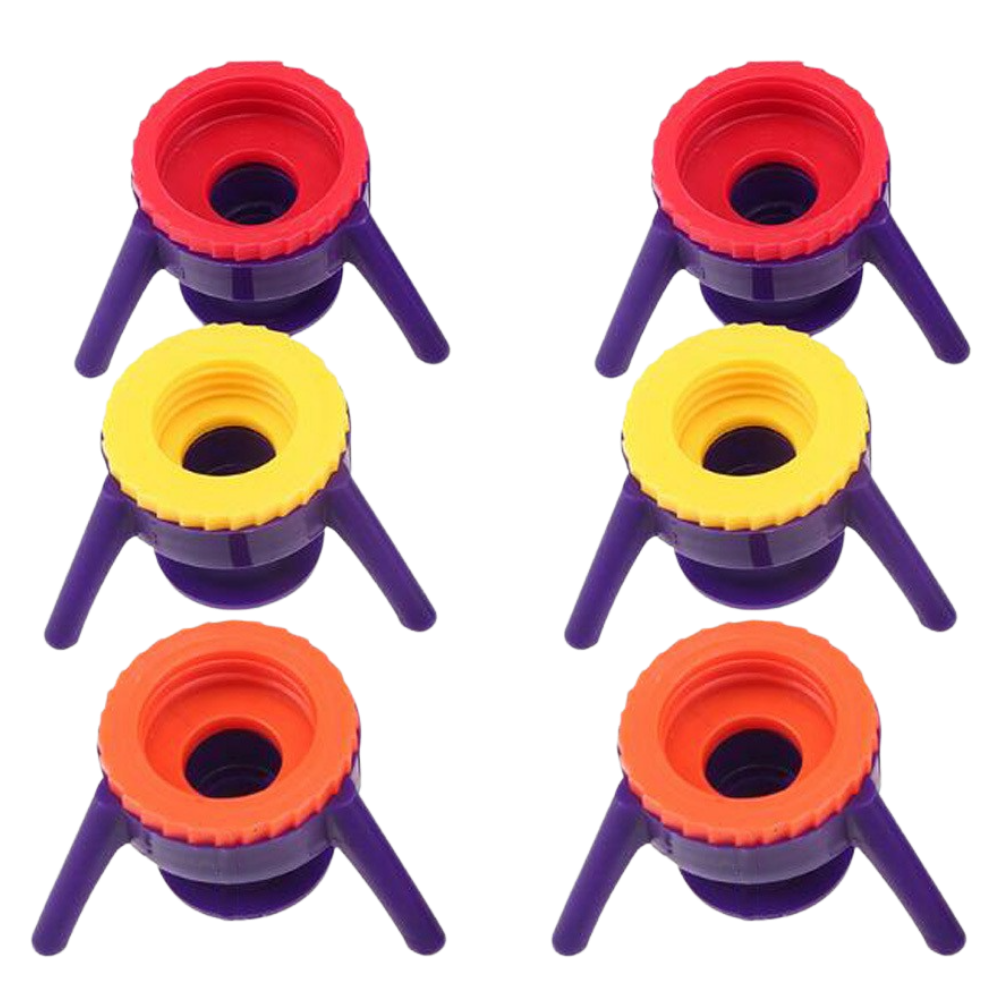 Pakke med 6 allsidige flaskeholdere - Ozerty