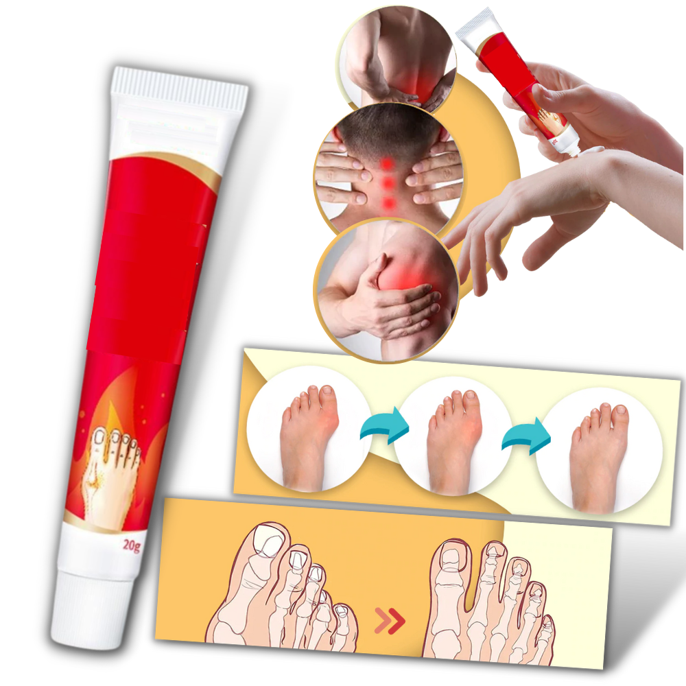 Anti-inflammatorisk Hallux Valgus krem - Ozerty