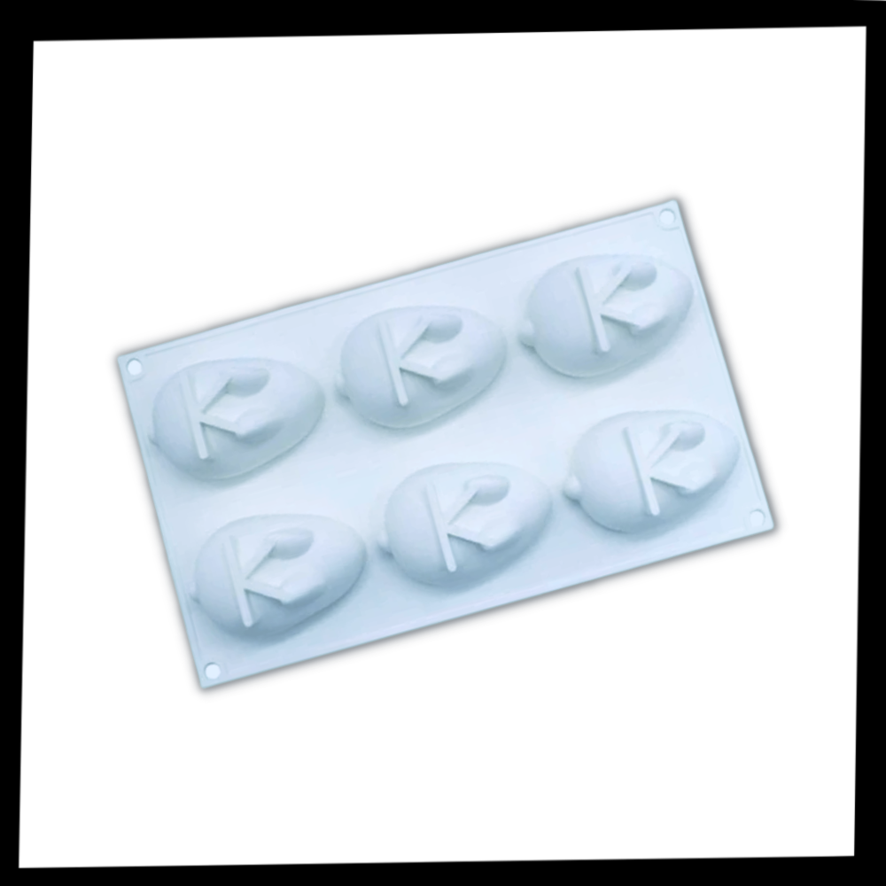 Mini kanin silikon kakeform - Ozerty