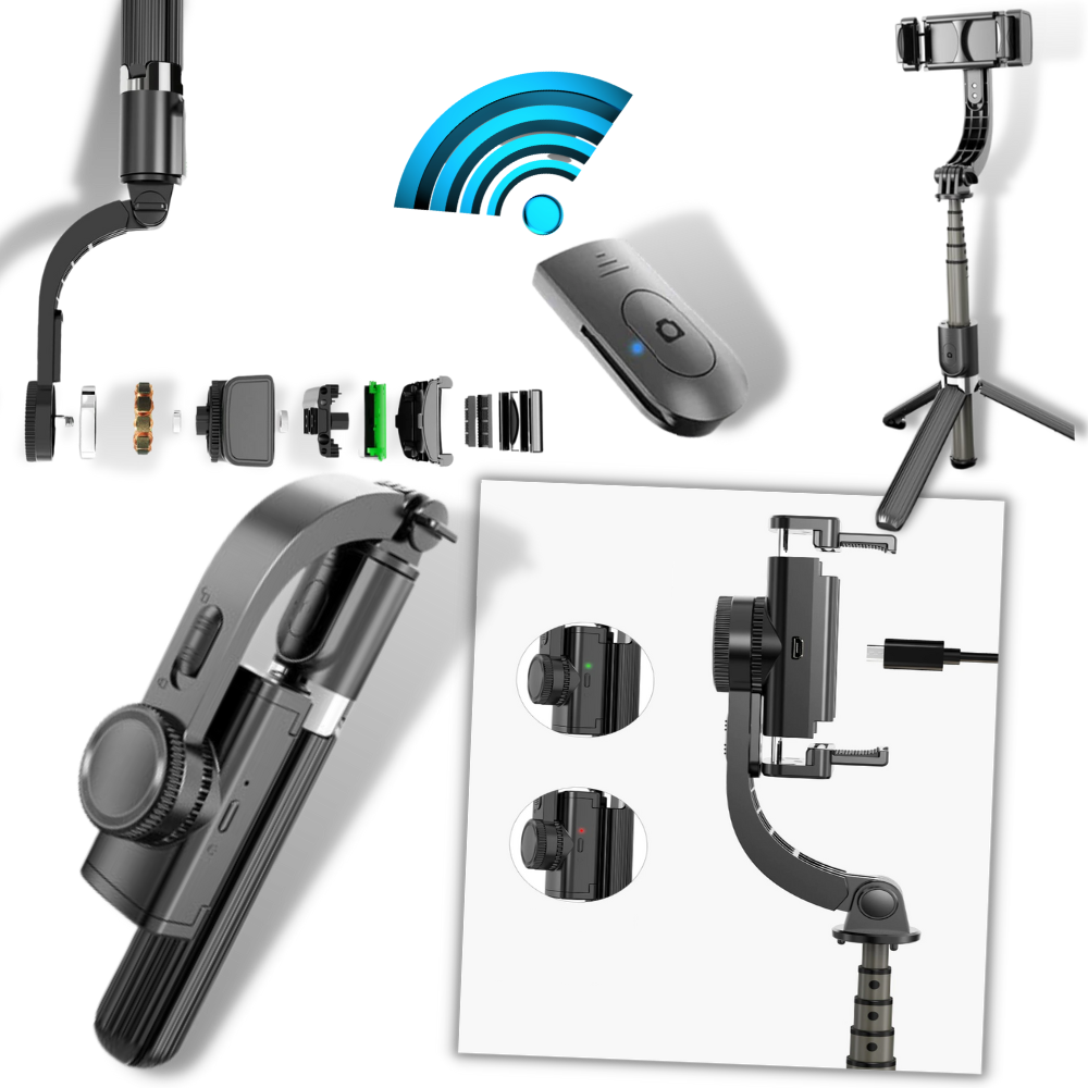3-i-1 Gimbal-telefonstabilisator  - Ozerty