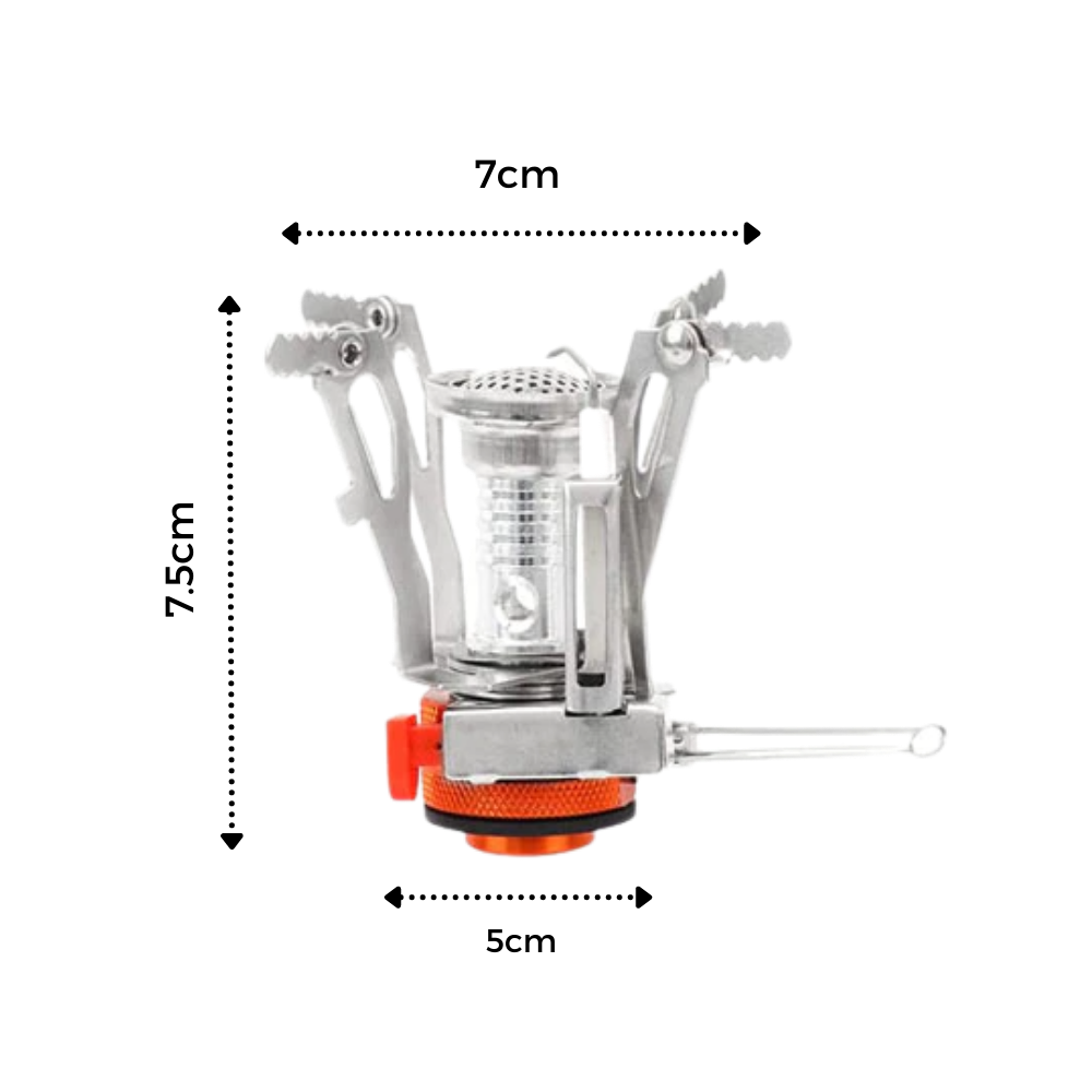 Mini bærbar camping gassbrenner - Ozerty