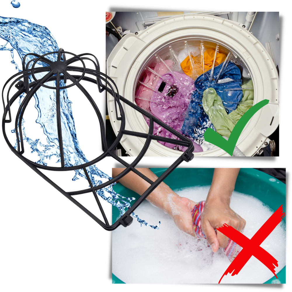 Beskyttende vaskeramme til caps - Ozerty