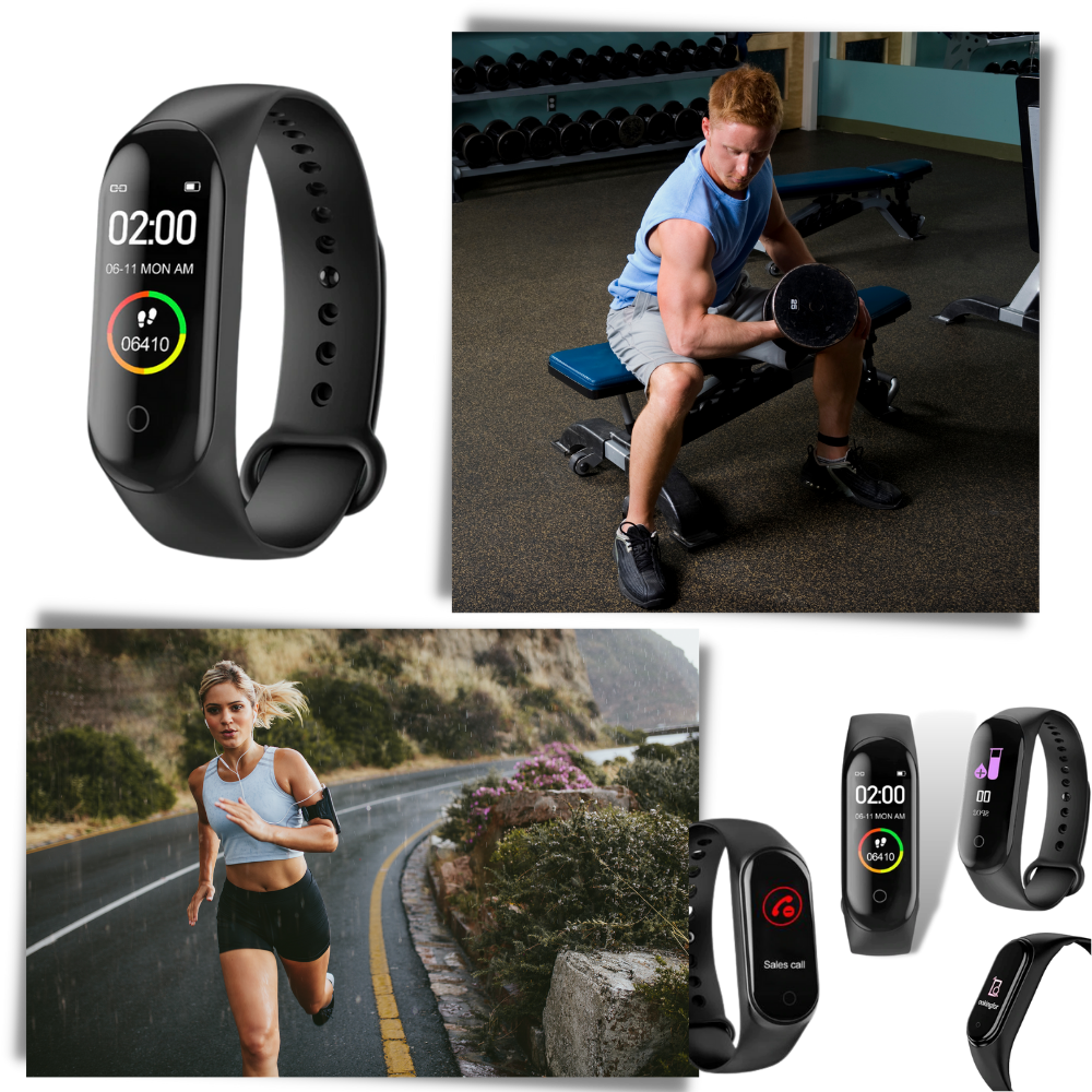 Armbånd for trening- og søvnmåling - Ozerty