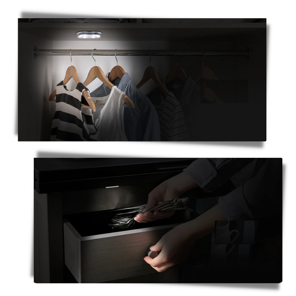 Trådløs bil LED med sensor - Ozerty