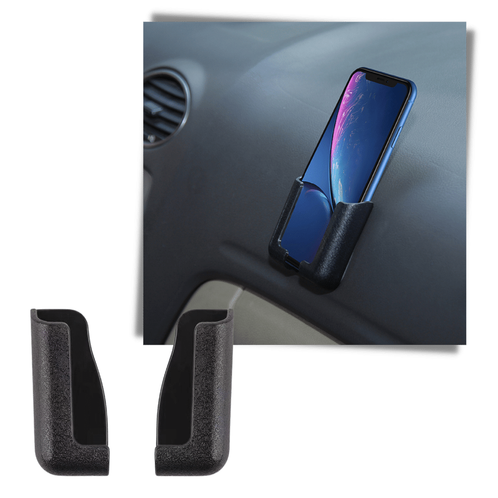 To-delt selvklebende telefonholder for biler - Ozerty