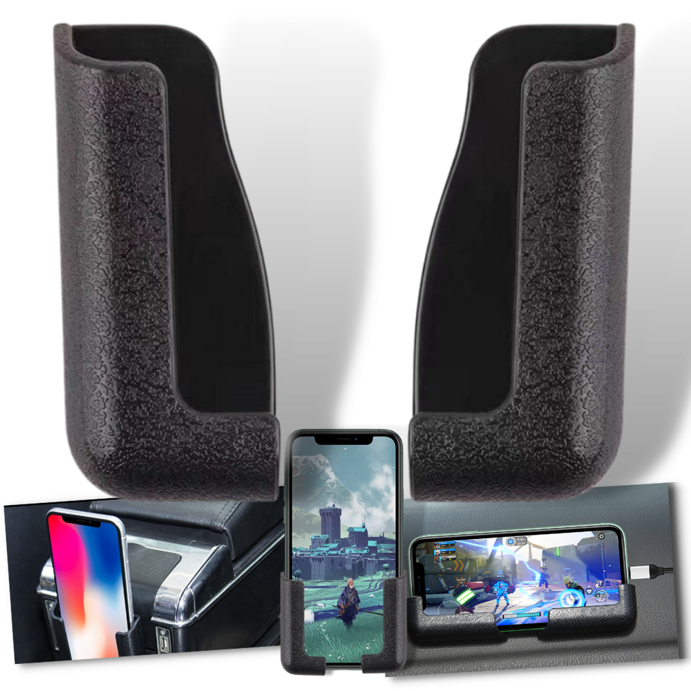 To-delt selvklebende telefonholder for biler - Ozerty