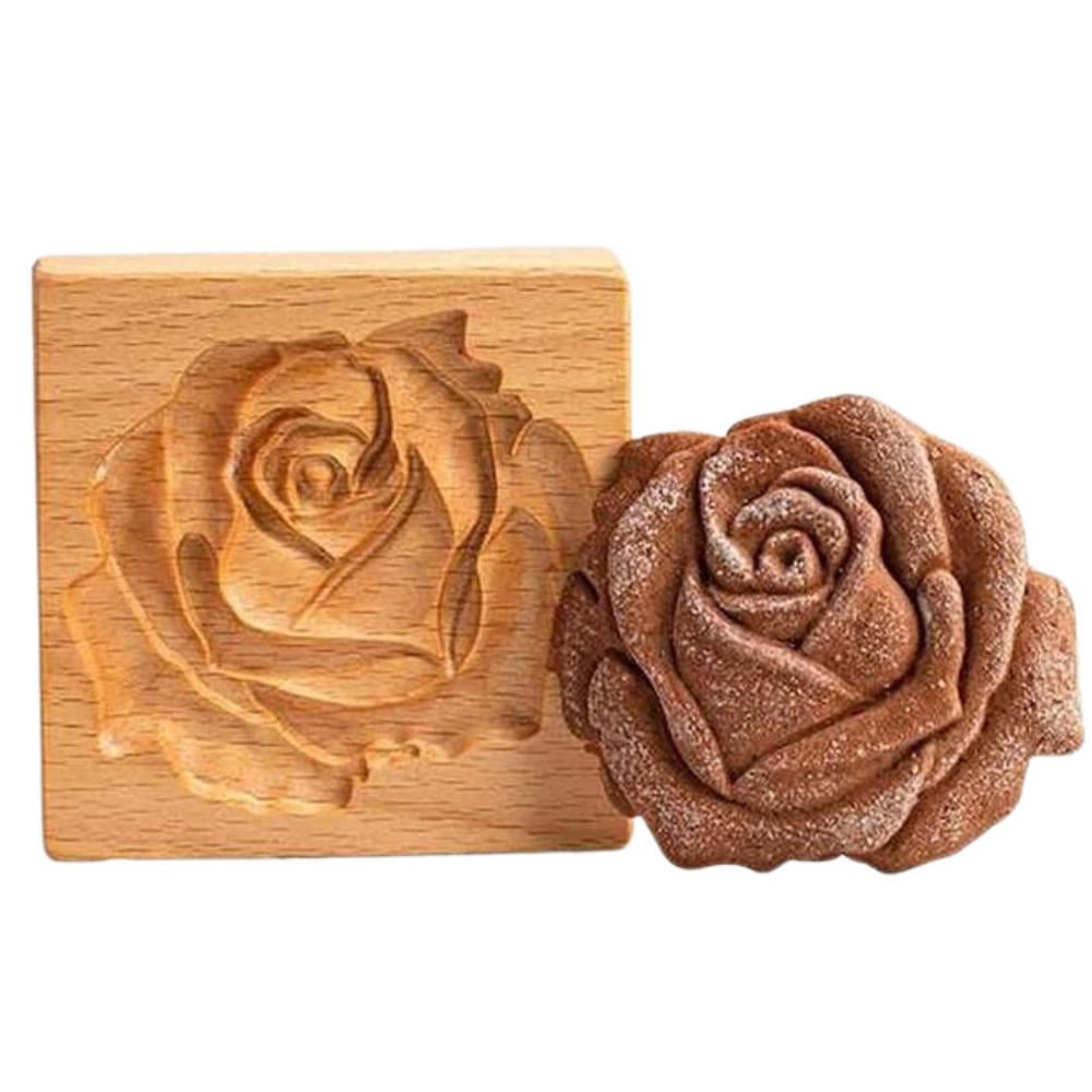 Wooden mold for cake cutting