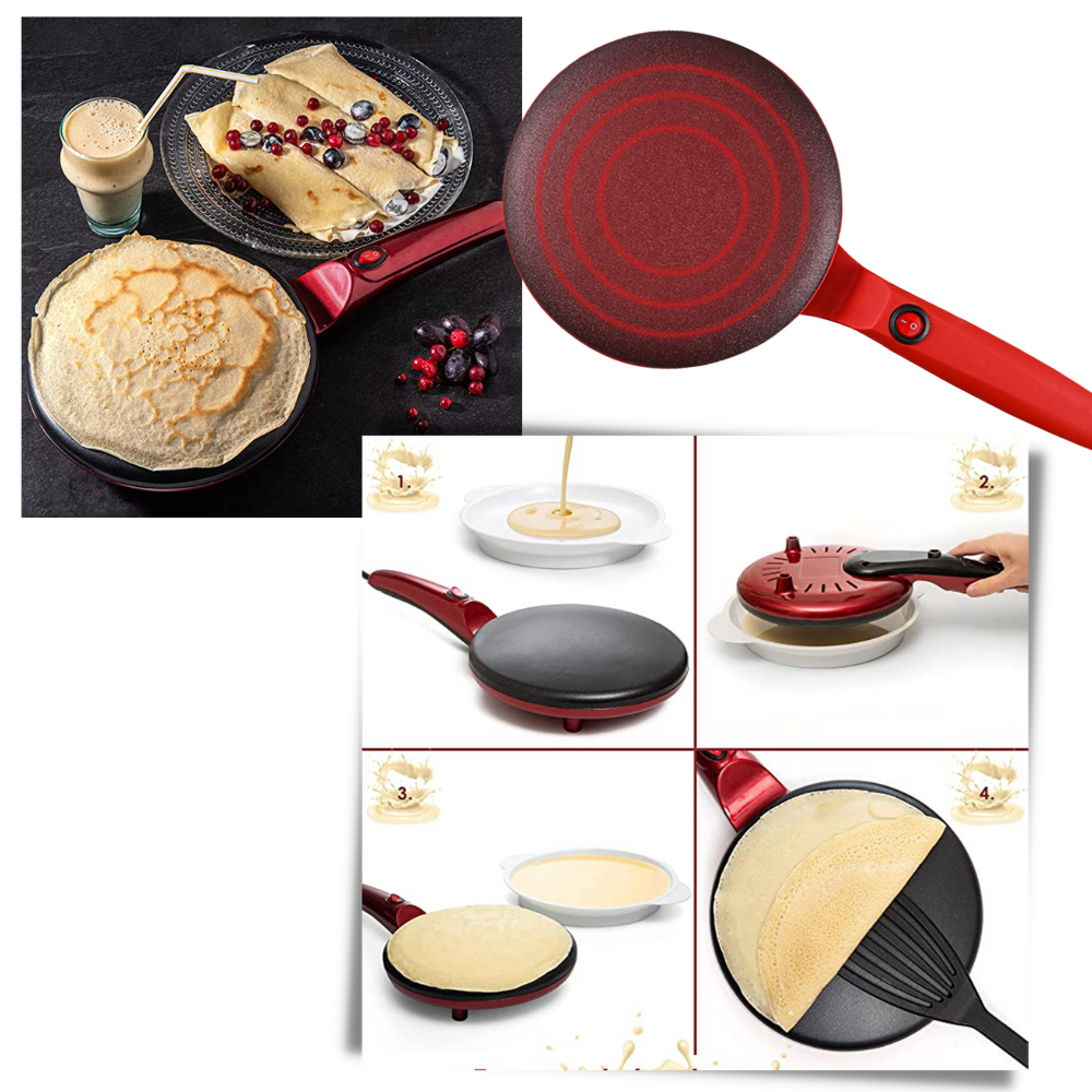Non-Stick Elektrisk crepejern - Ozerty
