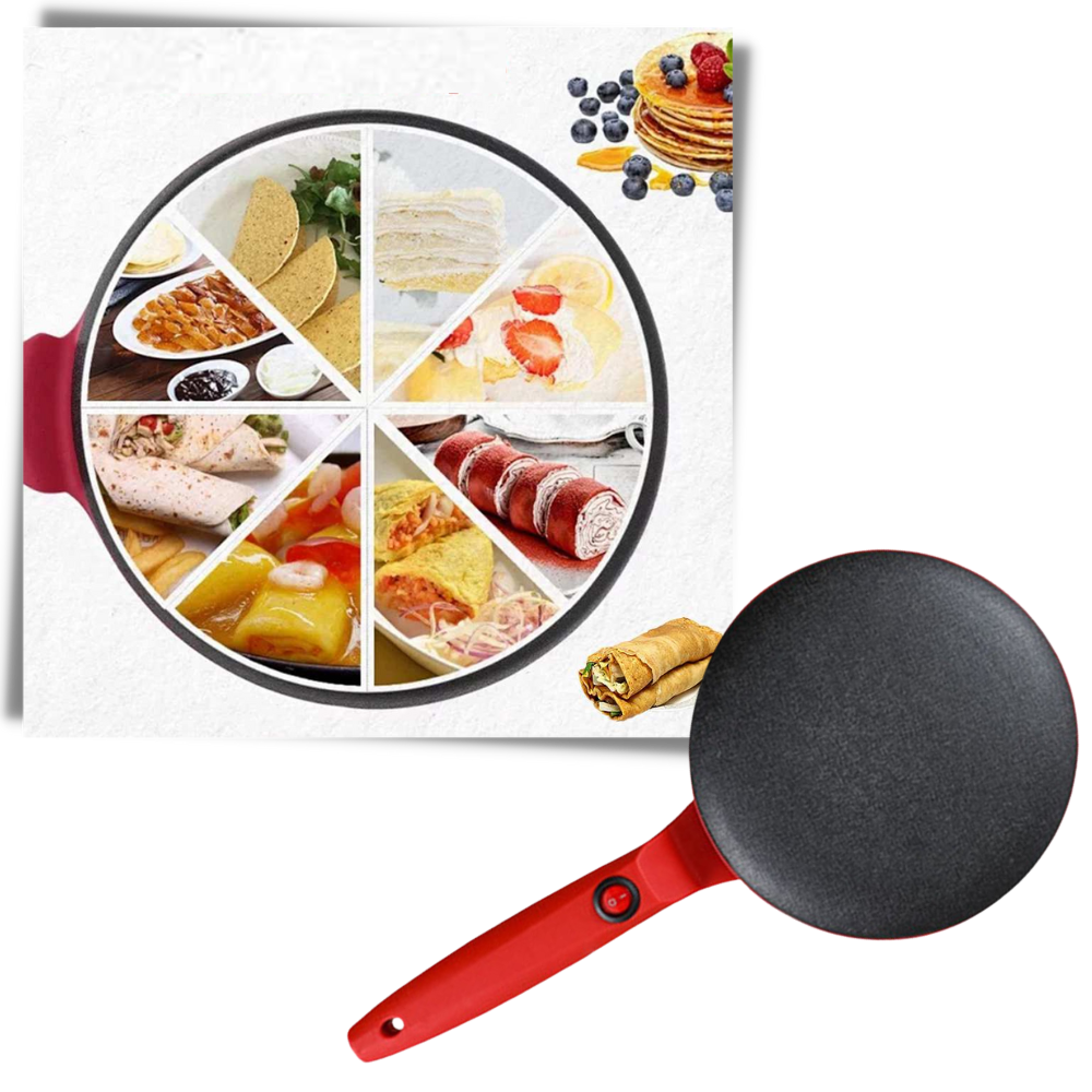 Non-Stick Elektrisk crepejern - Ozerty