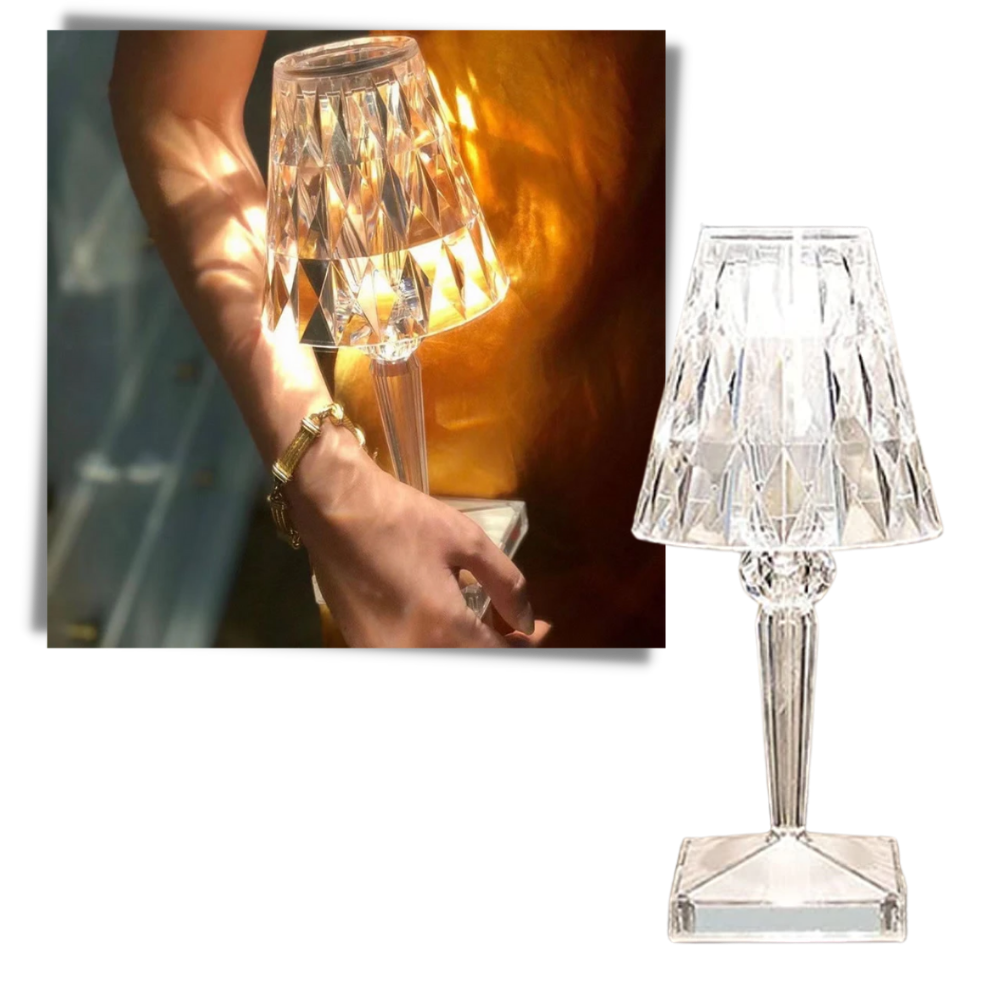 Skrivebordslampe i akrylkrystall - Ozerty