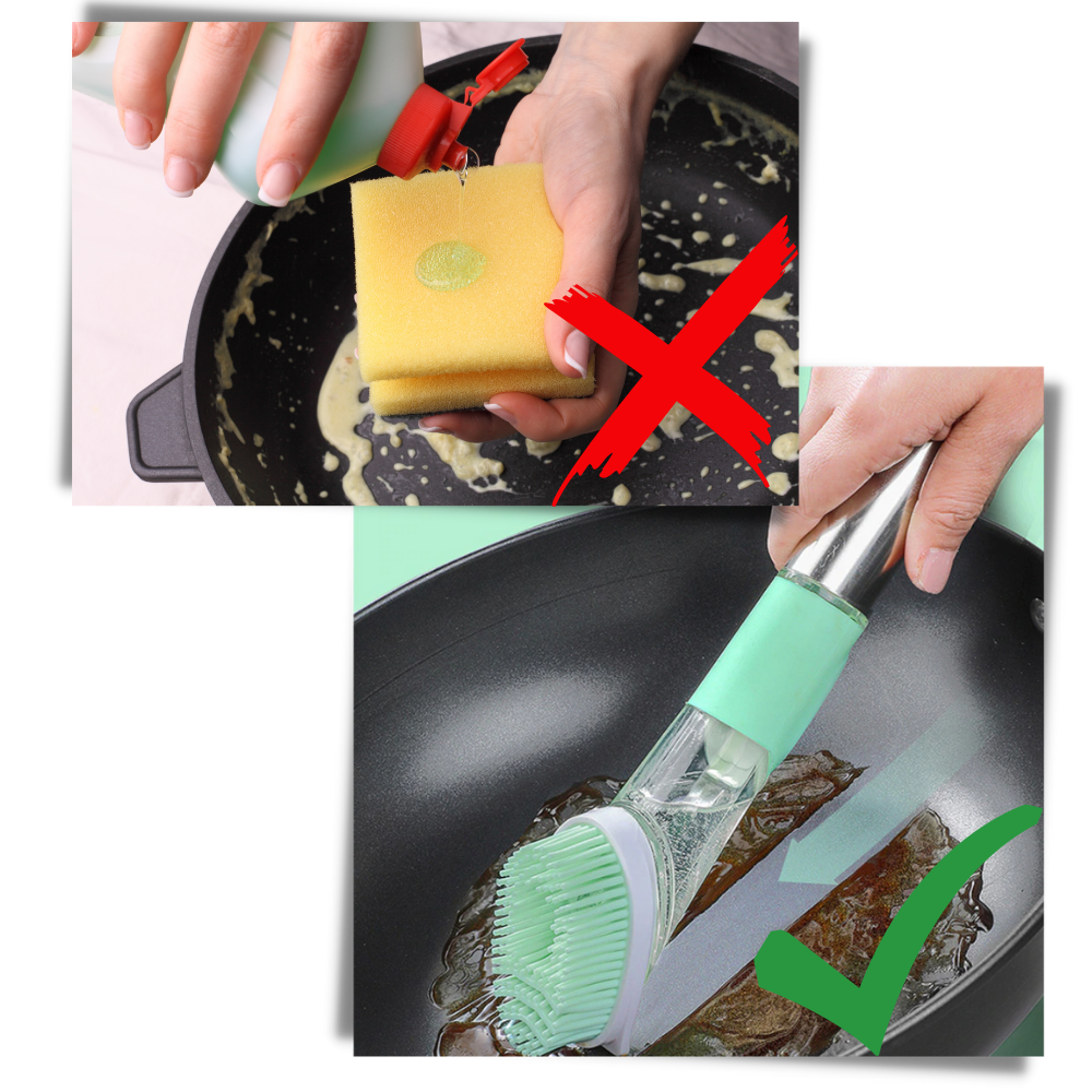 Rengjøringsbørste med såpedispenser - Ozerty