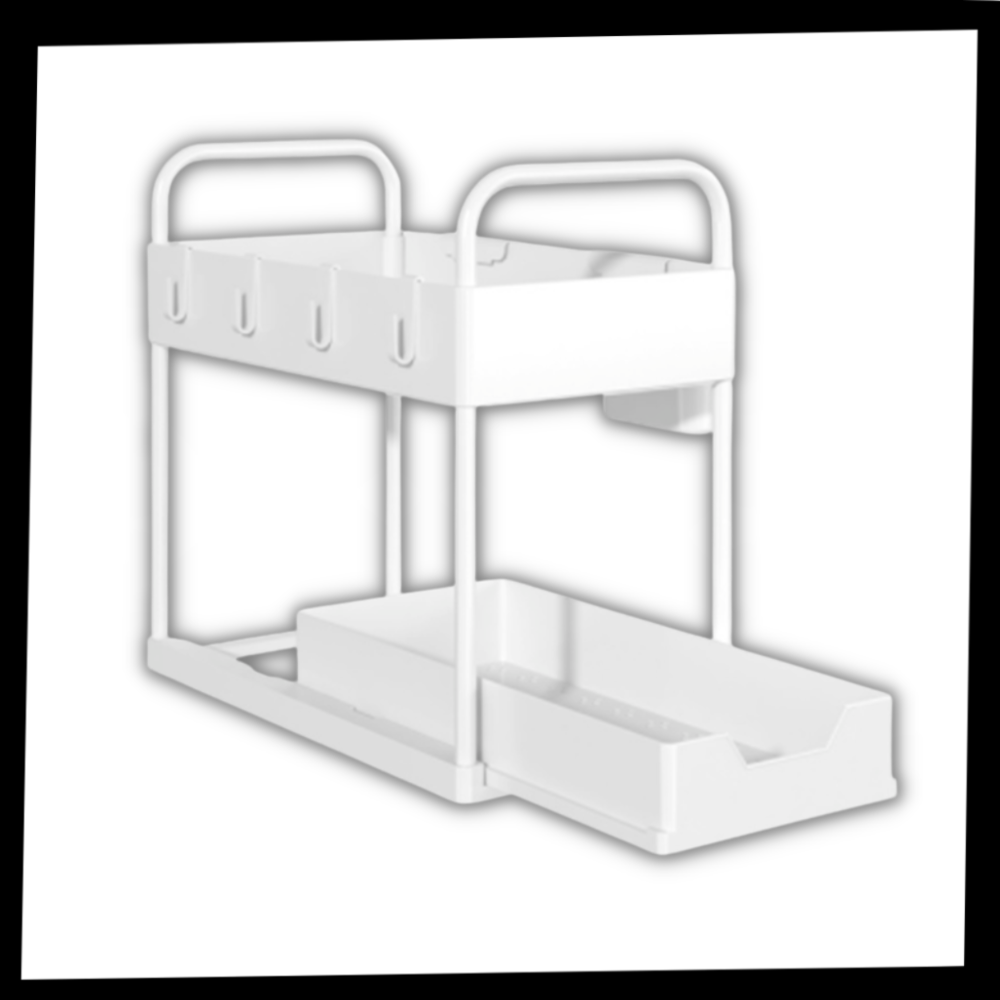 Krydderhylle for kjøkken med dobbel skuff - Ozerty