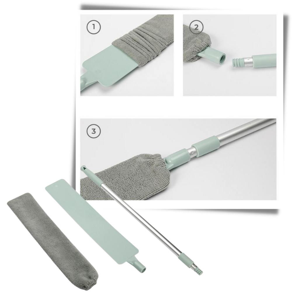 Teleskopisk mikrofiber støvrenser - Ozerty