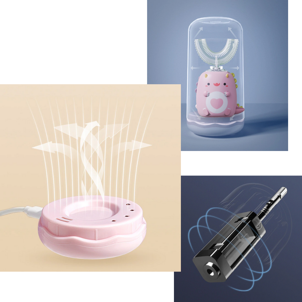 Elektrisk U-formet tannbørste for barn - Ozerty