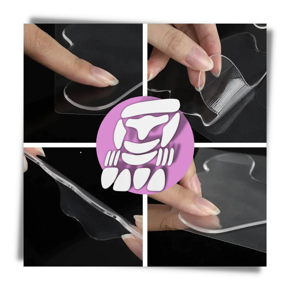 16 stk Anti-rynke silikon ansiktslapper - Ozerty