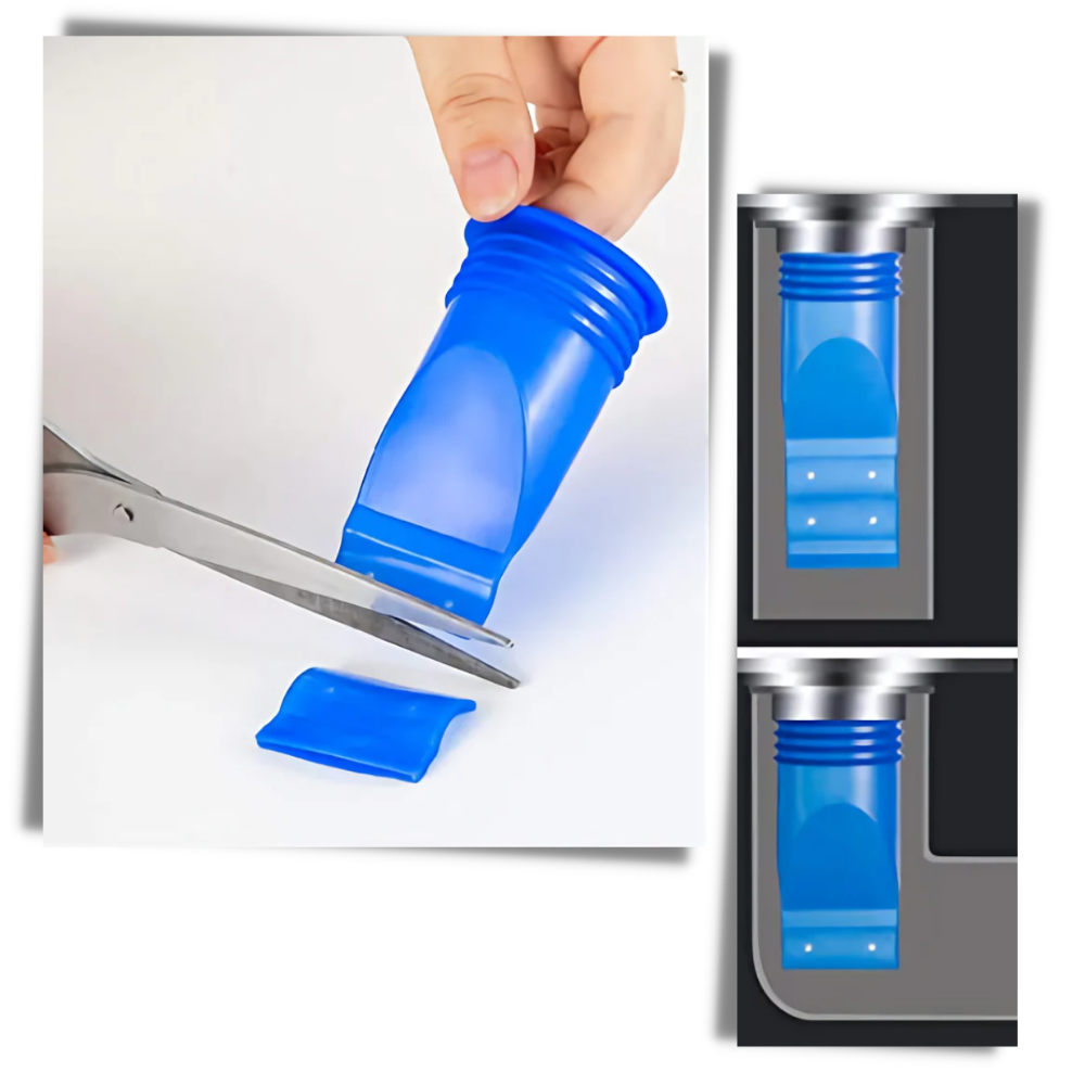 Pakke med tetningsringer av silikon for avløpsrør - Ozerty