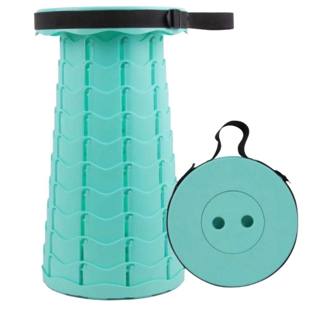 Portable retractable stool