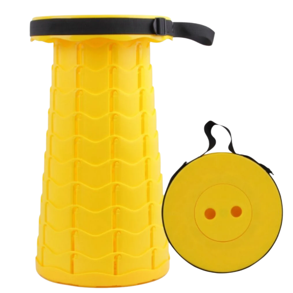 Portable retractable stool